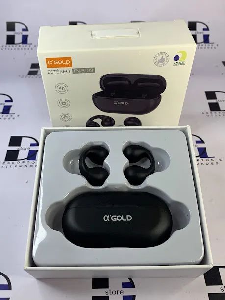 Fone bluetooth sem fio BT33 A?gold formato U - Foto 4