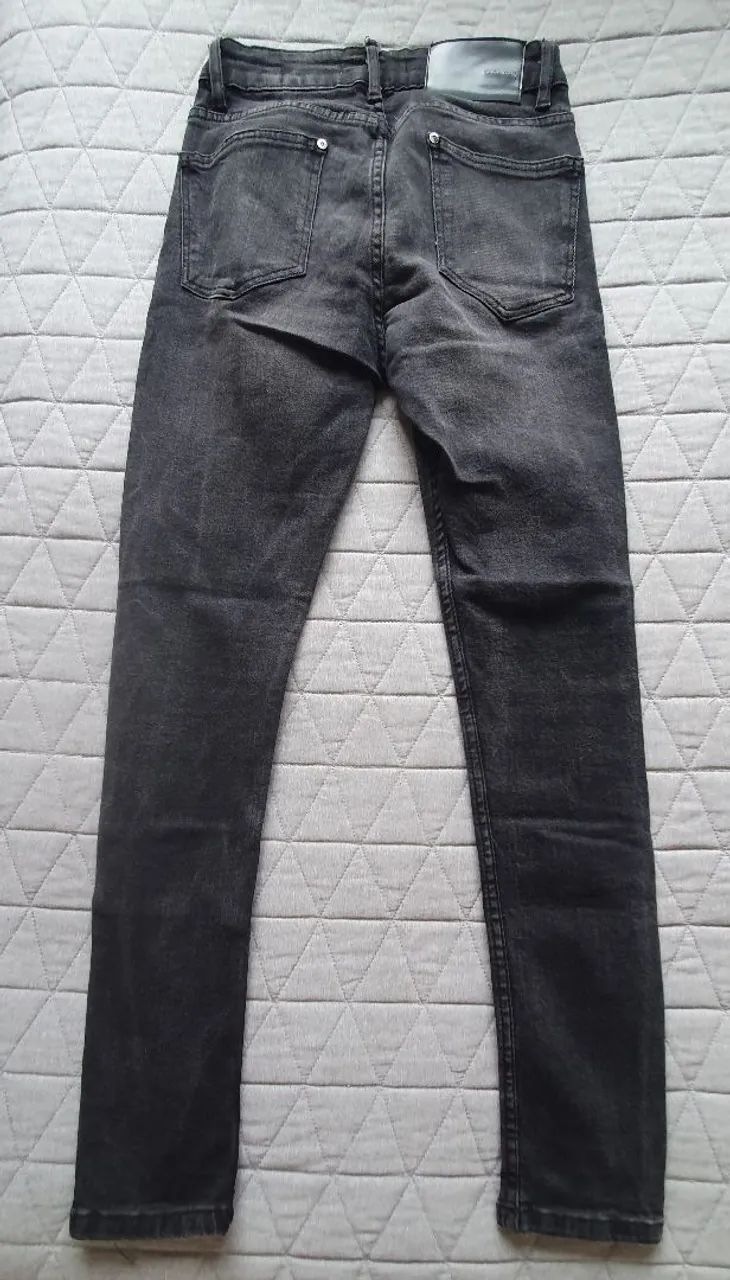 Calça ZARA Jeans Preta - Foto 2