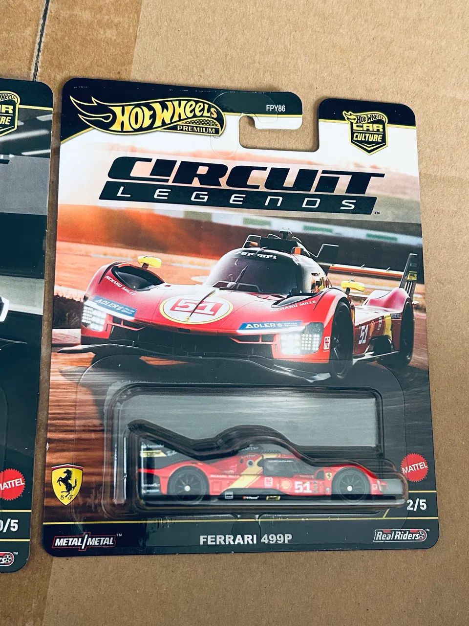 Hotwheels Premium - Circuit Legends - Ferrari 499P - CHASE e