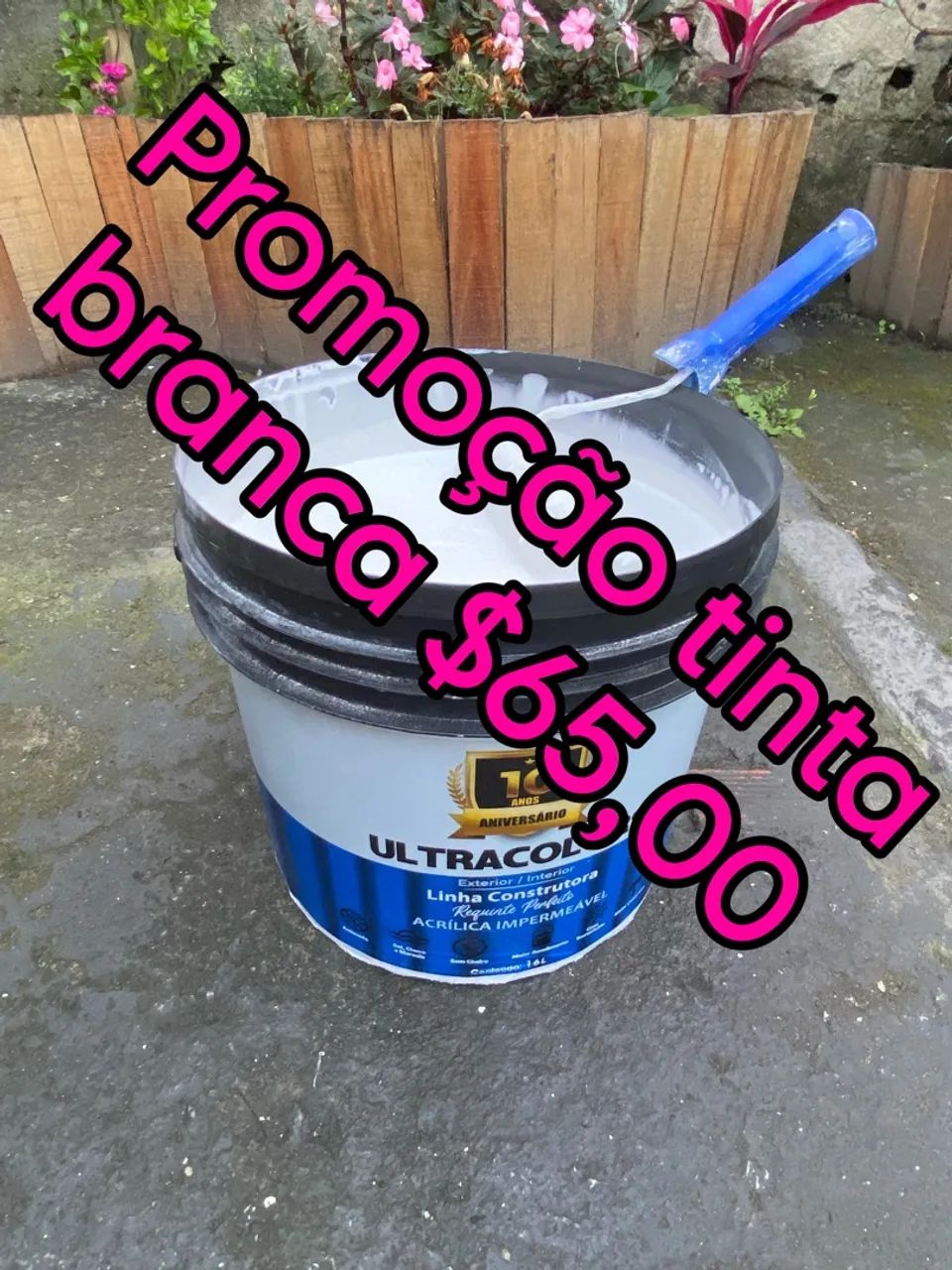 Promoção Tinta Branca 16L - R$65,00 - Foto 4