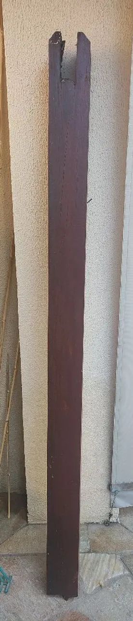 Pilar Quadrado de madeira Cumaru, 15cm x 15cm. - Foto 3