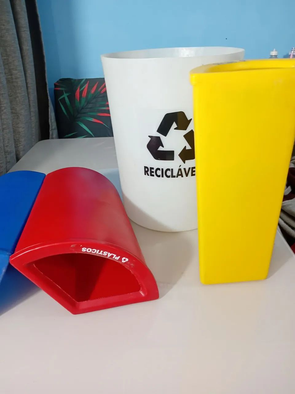 LIXEIRA COM DIVISÓRIA  RECICLÁVEIS  - Foto 2