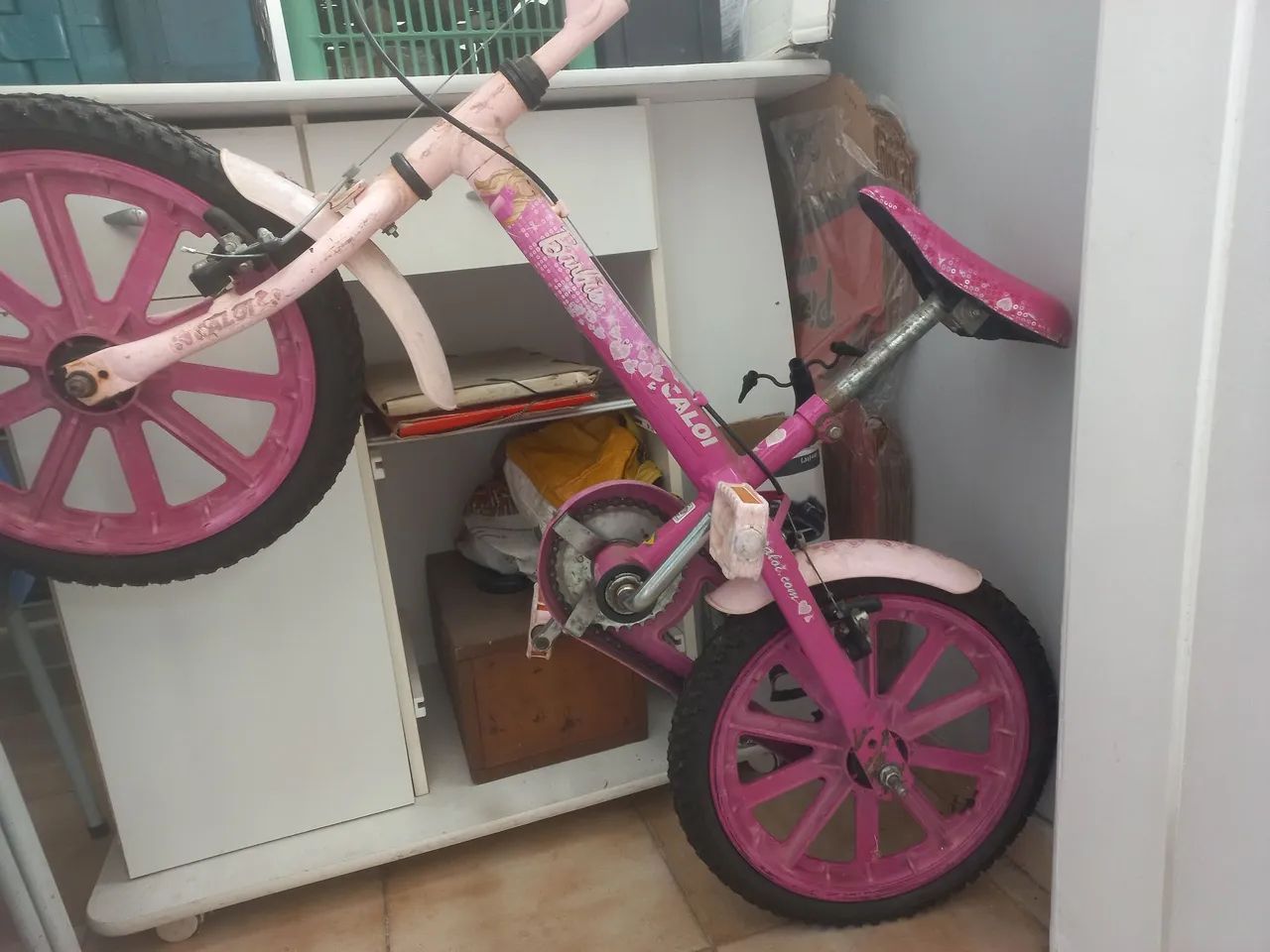 Bicicleta infantil  barbie caloi - Foto 3