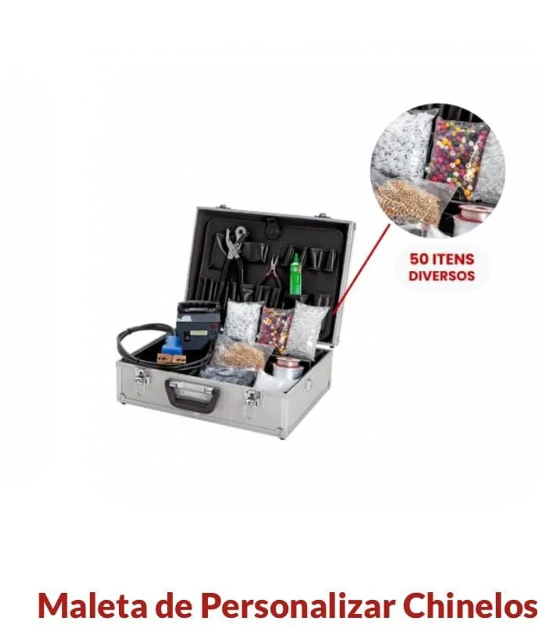 Máquina de fazer chinelos 220v e Maleta para personalizar chinelos - Foto 4