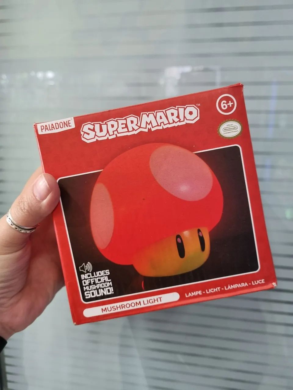 Luminária Cogumelo Super Mario