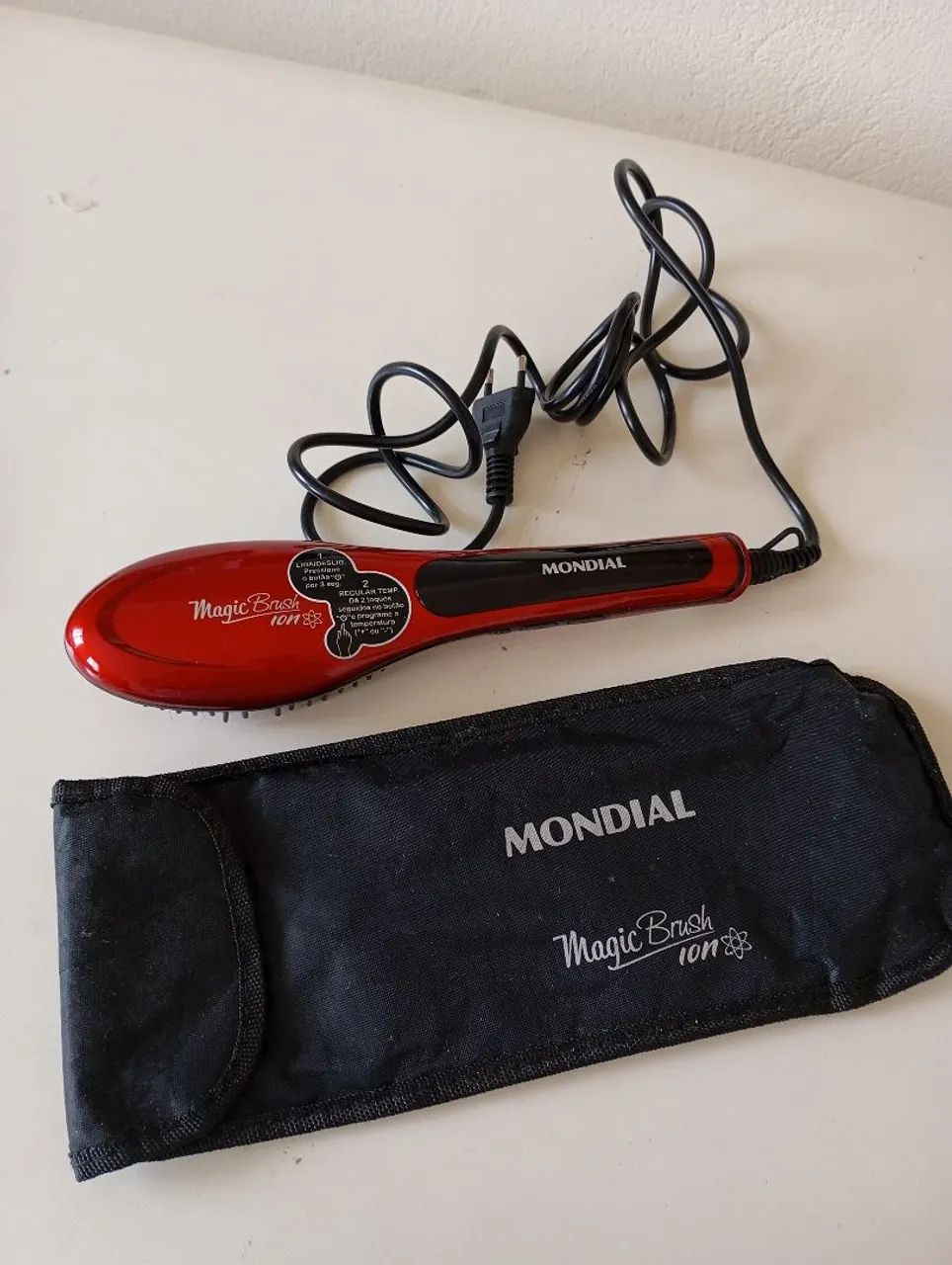  escova modeladora de cabelo Magic Brush Ion Mondial