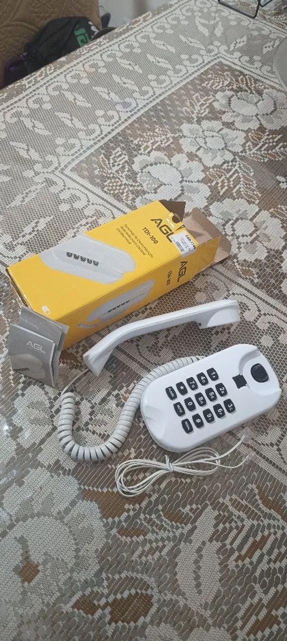 Telefone Fixo AGL TDI-100 - Novo na Caixa - Foto 2