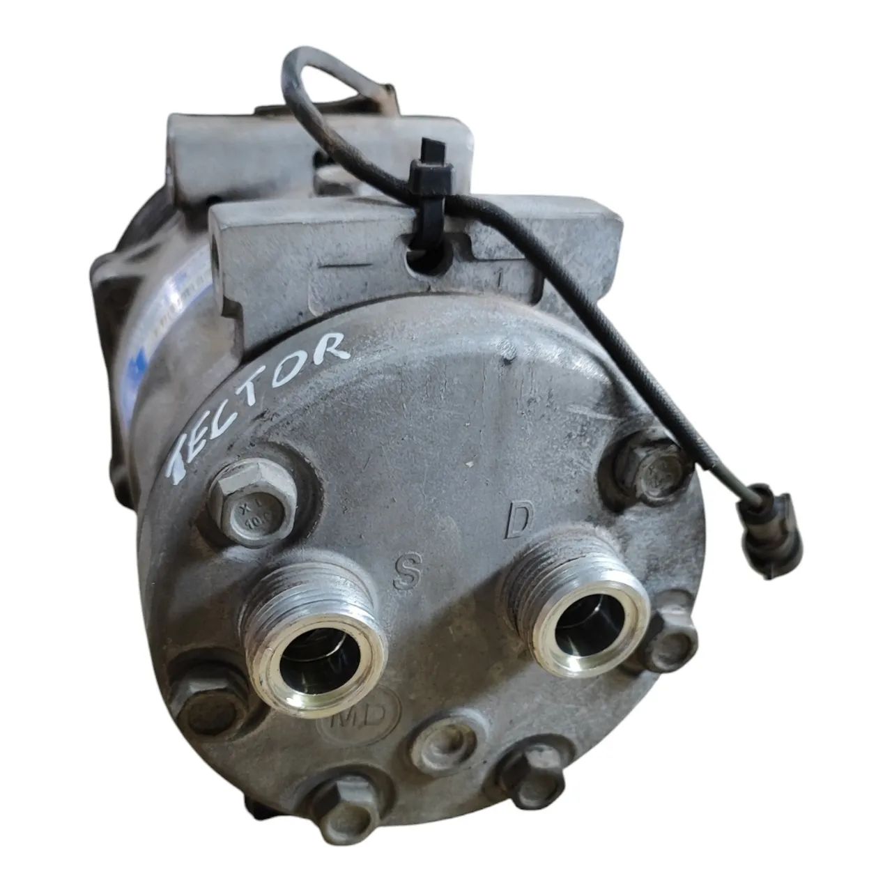 Compressor Ar Condicionado Original Tector C/ Avaria E2203 - Foto 6