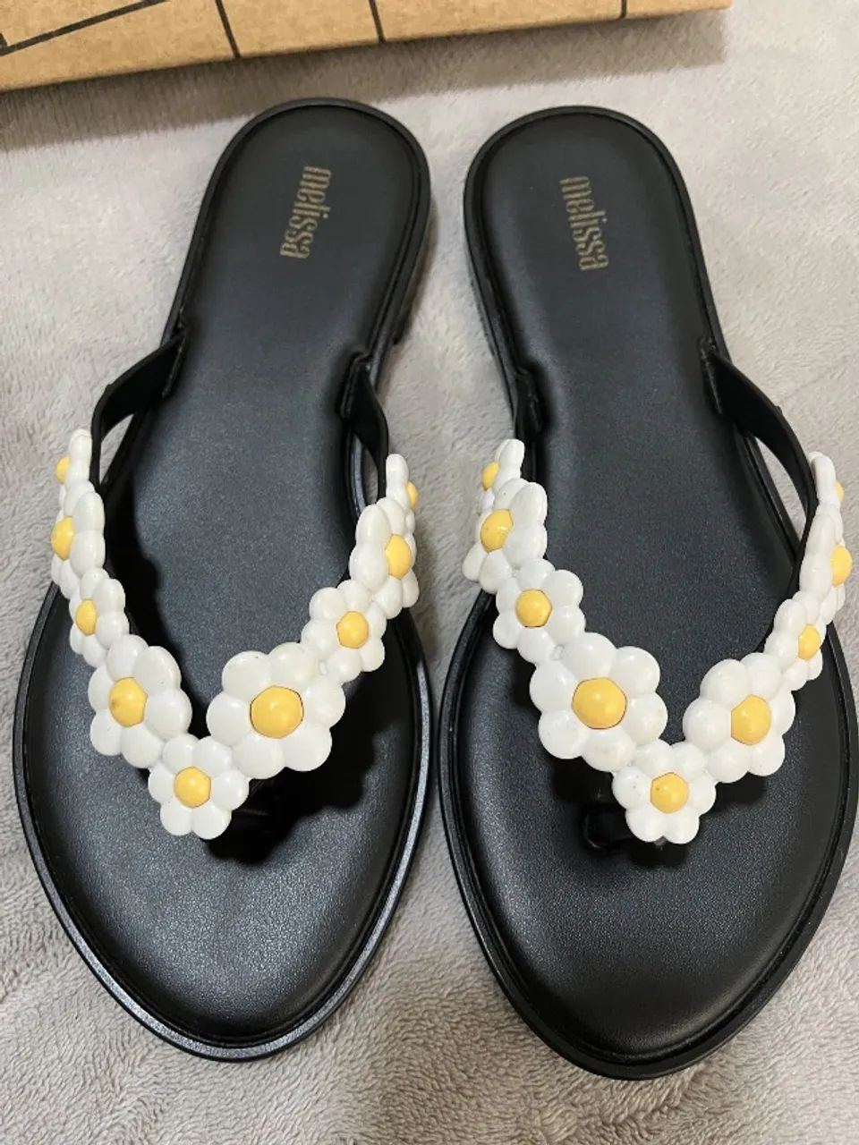 Melissa Flip Flop preta TAM 37  - Foto 3