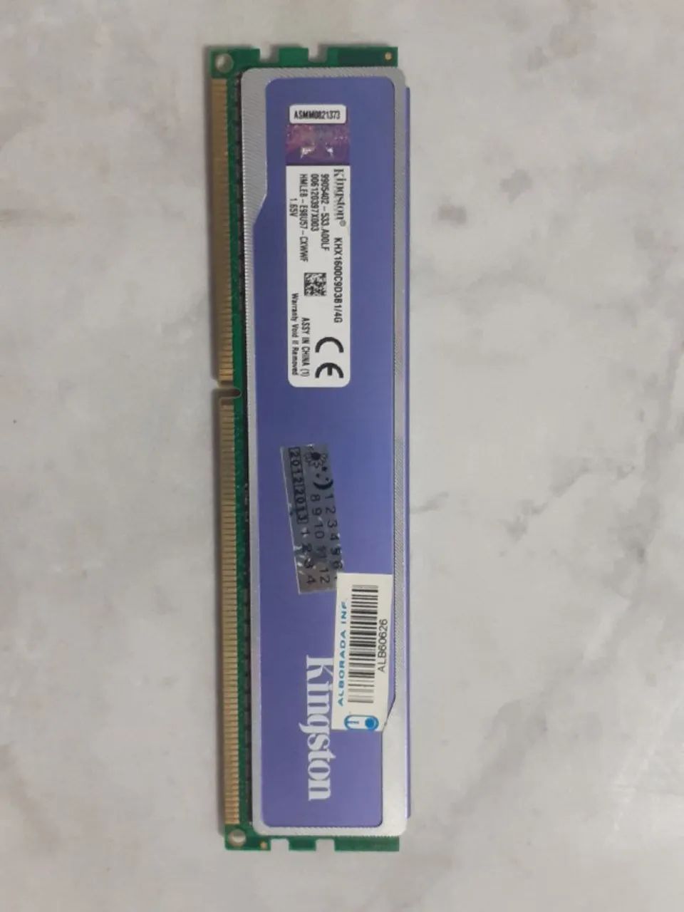 Memória RAM Kingston HyperX blu 4GB DDR3 1600MHz - Foto 2