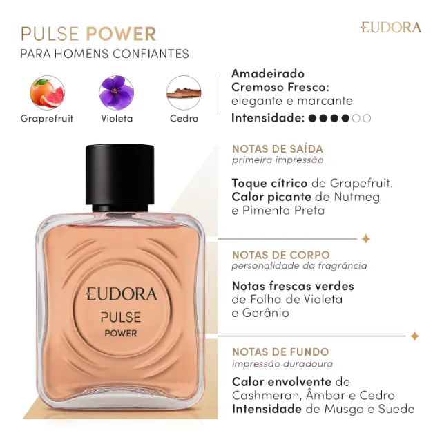 Perfume Eudora Pulse Power 100ml - Foto 2