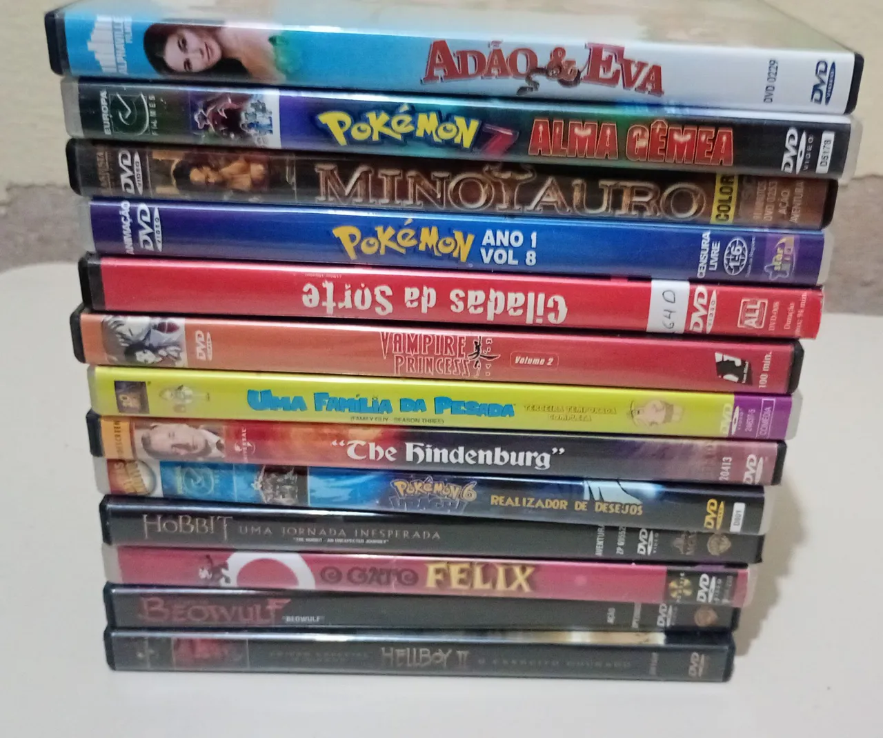 DVDs de Filmes e Desenhos (Diversos títulos)
