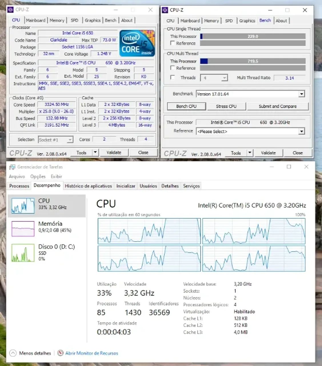 KIT PLACA MÃE DDR 3 + PROCESSADOR I5 - Foto 5