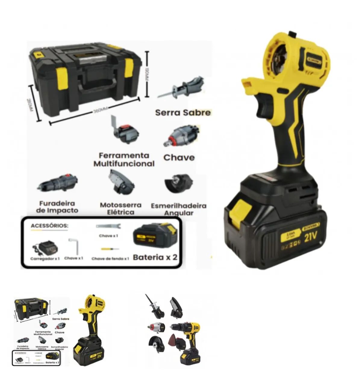 Parafusadeira Multifuncional 6 em 1 - BOM-9712 - Foto 2