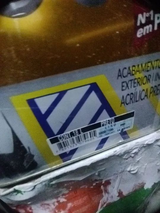 Tinta Acrílica Preta para Exterior