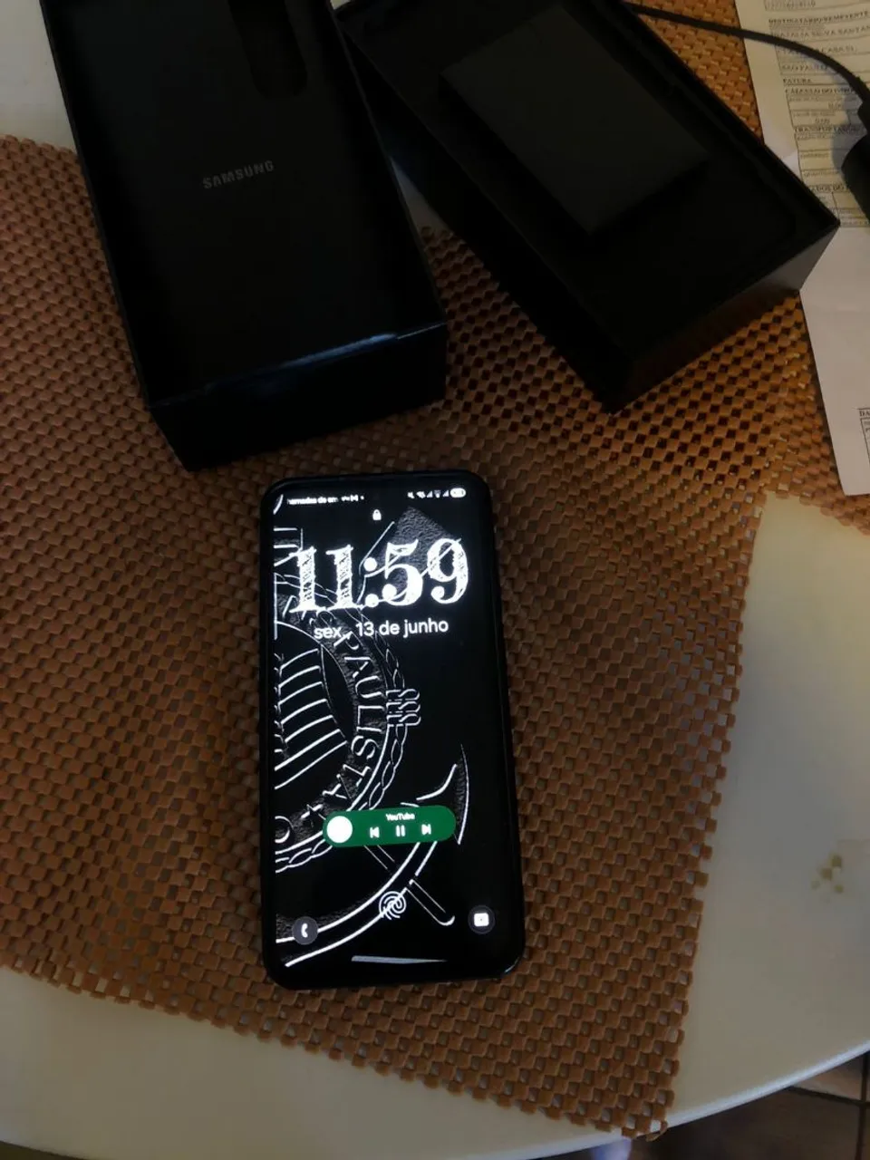 Galaxy s24 fe 256gb completo com nota fiscal 