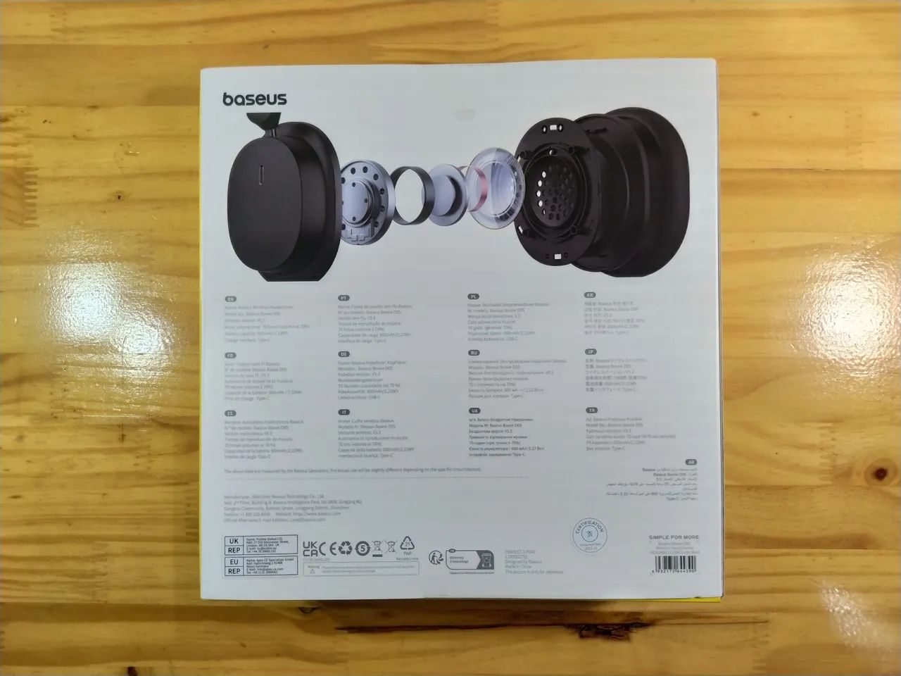 Headphone Baseus Bowie D05 - até 70 horas de reprodução - Lacrado! - Foto 2