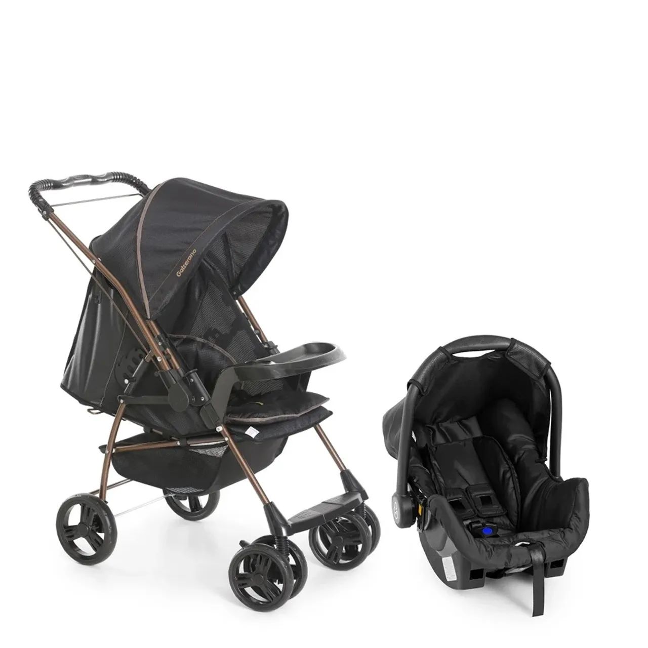 Carrinho Galzerano Romano c/ bebê conforto - pouco uso 