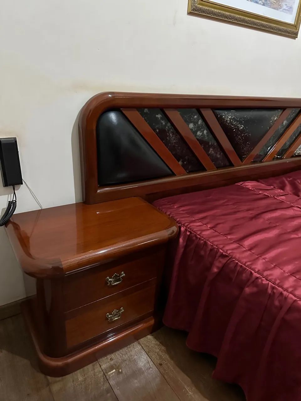 Cama Casal Completa com Cabeceira e Criados - Foto 2