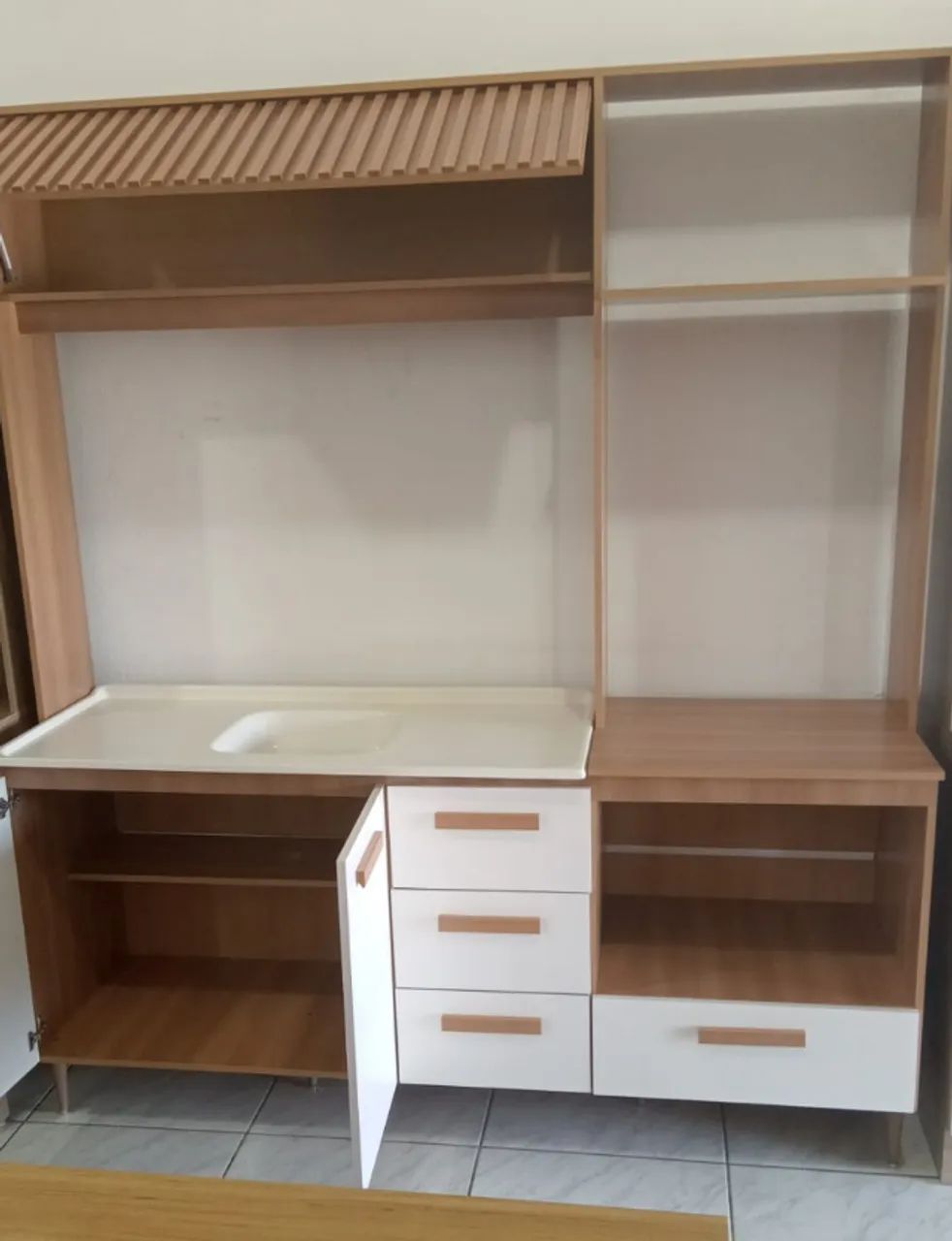 Cozinha Compacta Celine 1,85cm ( Não acompanha a Cuba) - Foto 2