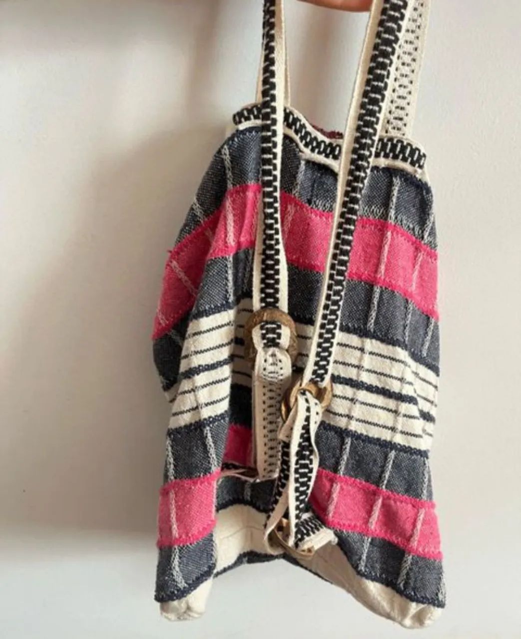 Bolsa de tecido artesanal porto seguro  - Foto 2