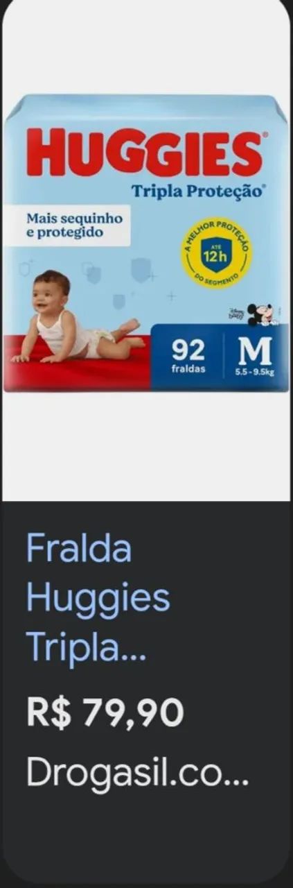 FRALDA HUGGIES M 92 UND - Foto 5