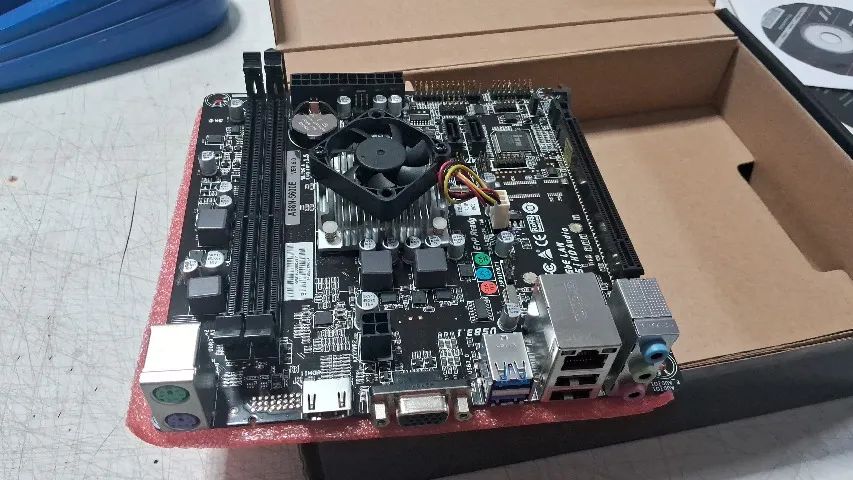 Placa-mãe e processador Biostar A68n-5600e A4-350b Placa-mãe e processador Biostar A68n-56 - Foto 3