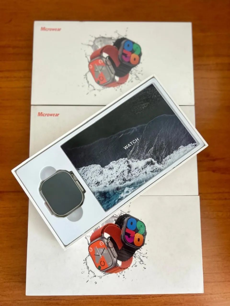 Relógio Smartwatch W69 Ultra Series 9 Nfc Android Ios Amoled