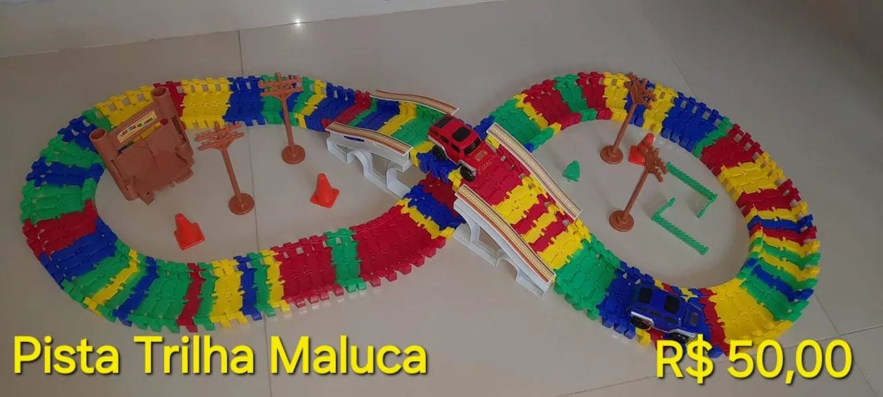 Pista Trilha Maluca - Brinquedo Infantil