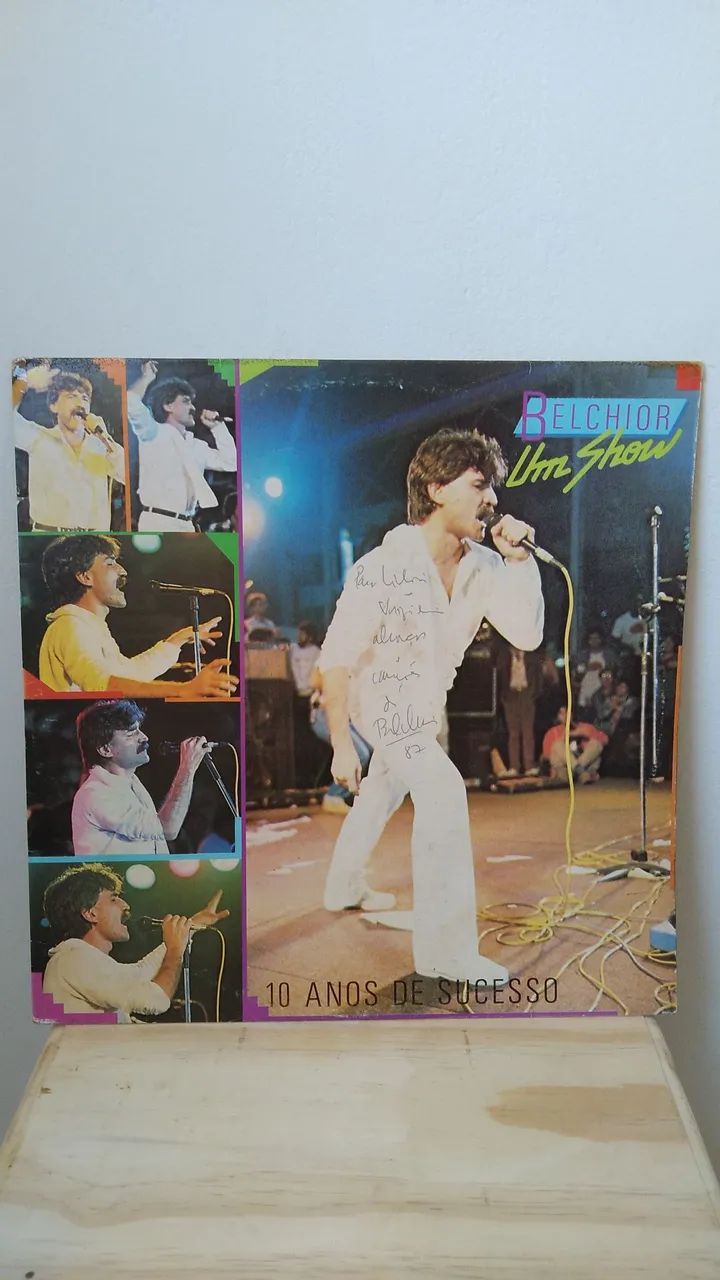 Disco vinil Belchior AUTOGRAFADO Um Show 1986