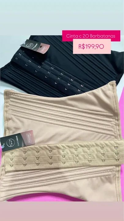Corset modelador cintura 20 barbatanas - Foto 2