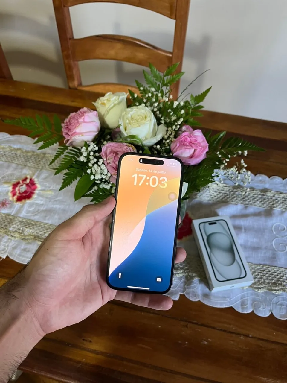 iPhone 15 128GB SEMI NOVO ( NA GARANTIA )