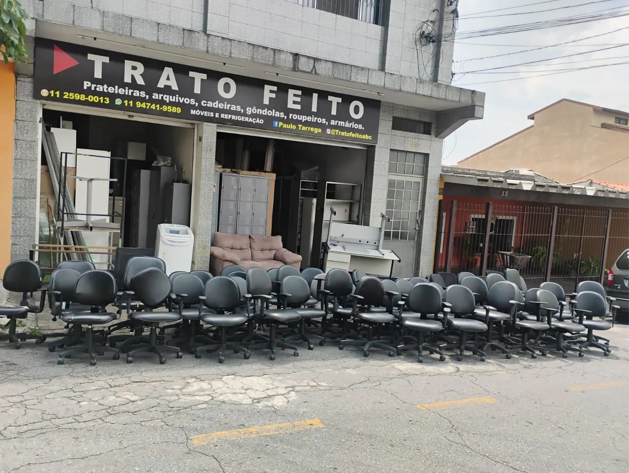 Cadeira de escritório NR17
