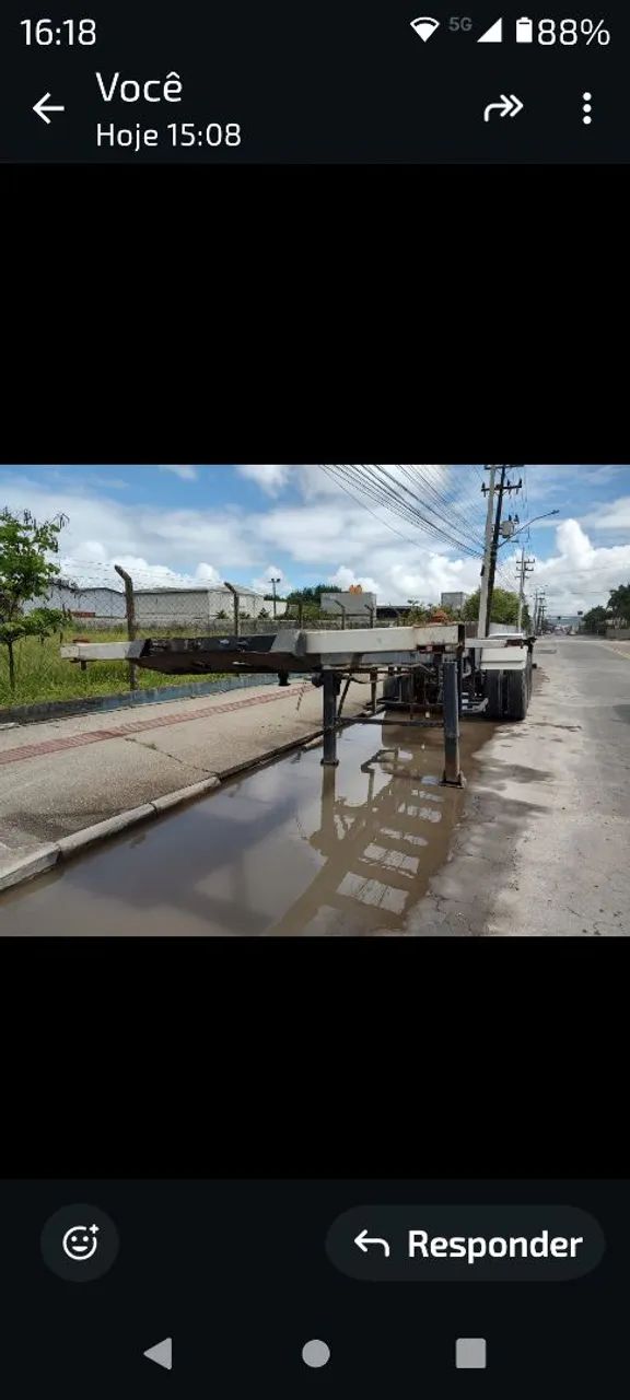 Carreta bugao porta contêiner  - Foto 4