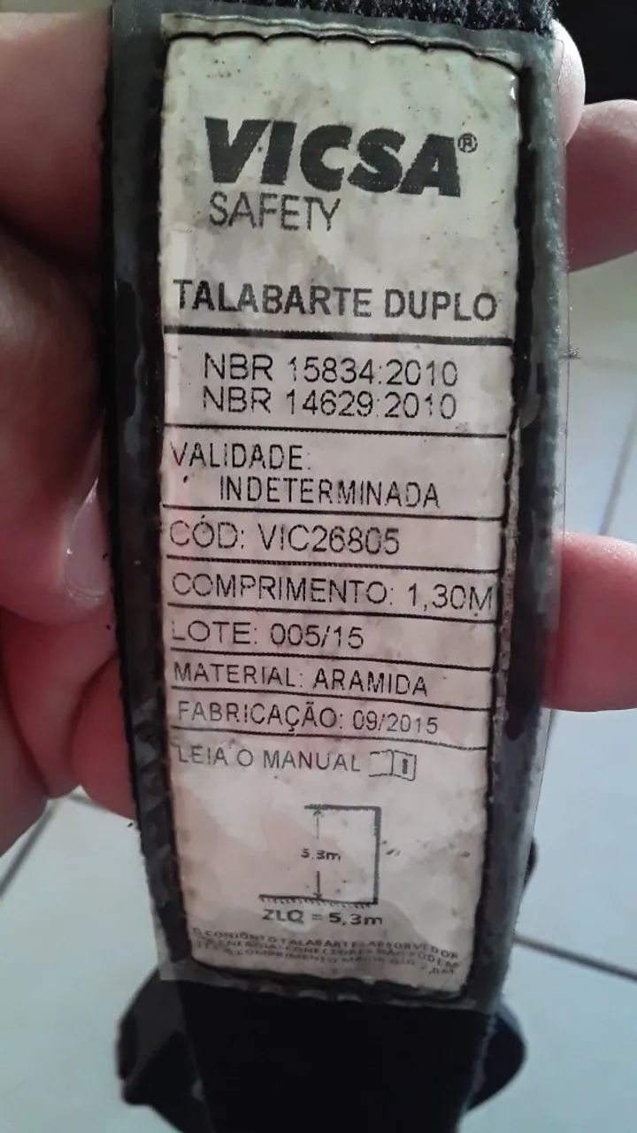 Cinto de segurança para trabalho em altura e eletricidade nr35 e nr10. - Foto 5