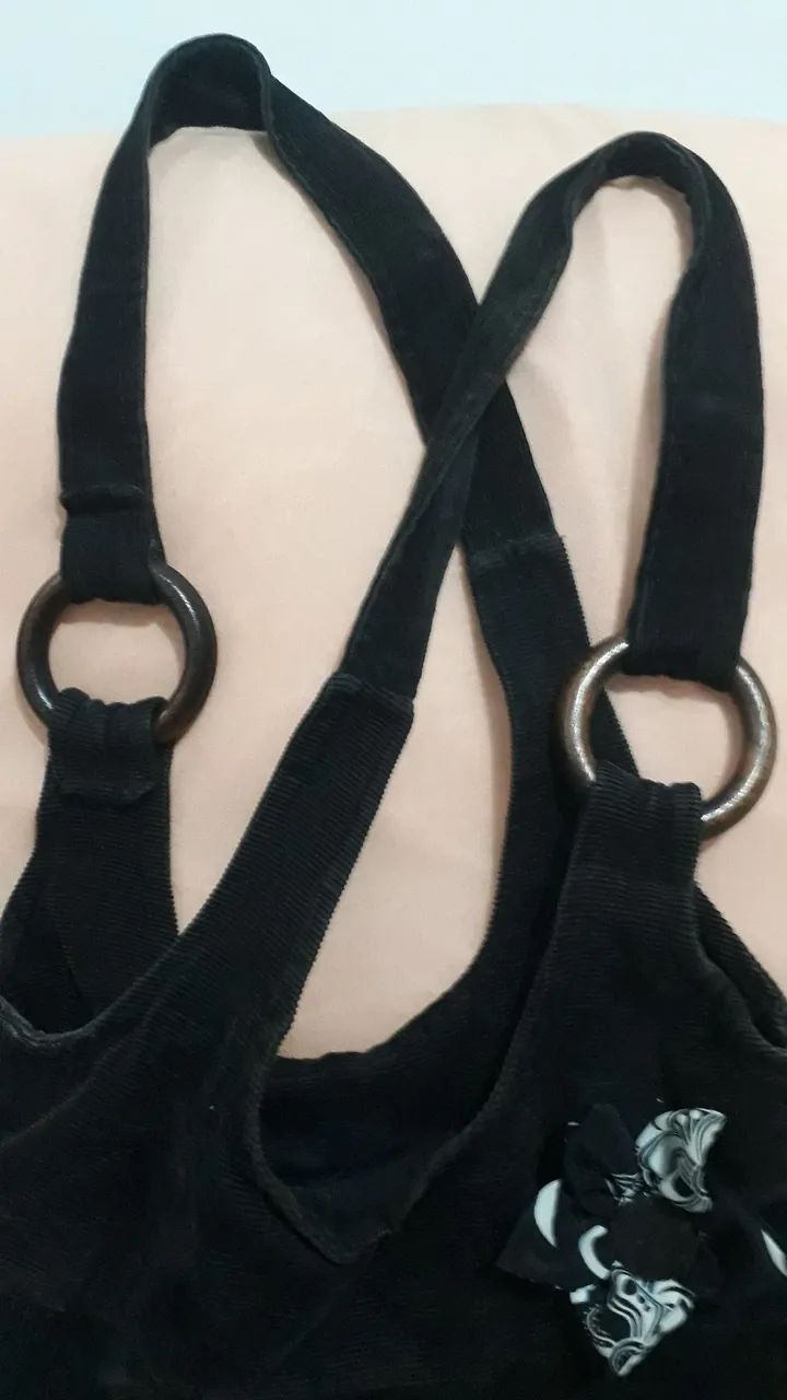 Bolsa  de ombro  de veludo  - Foto 2