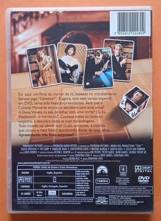 DVD - Os 7 Suspeitos - Clue - Foto 2
