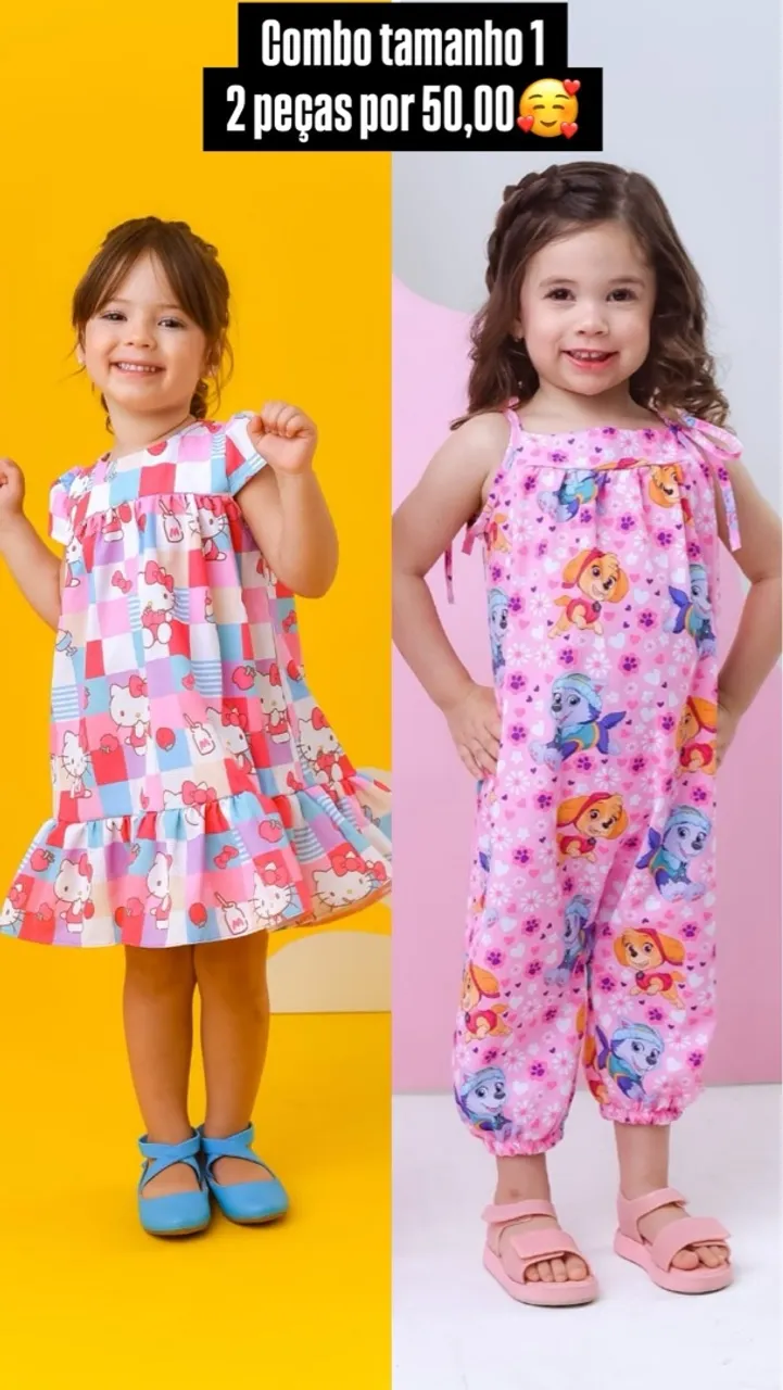 Combo infantil menina