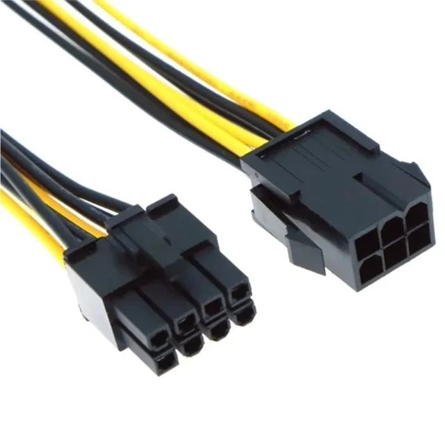 Cabo Adap p Placa de Vídeo 6 Pinos para 8 Pinos Pci-e (Entrega Grátis)