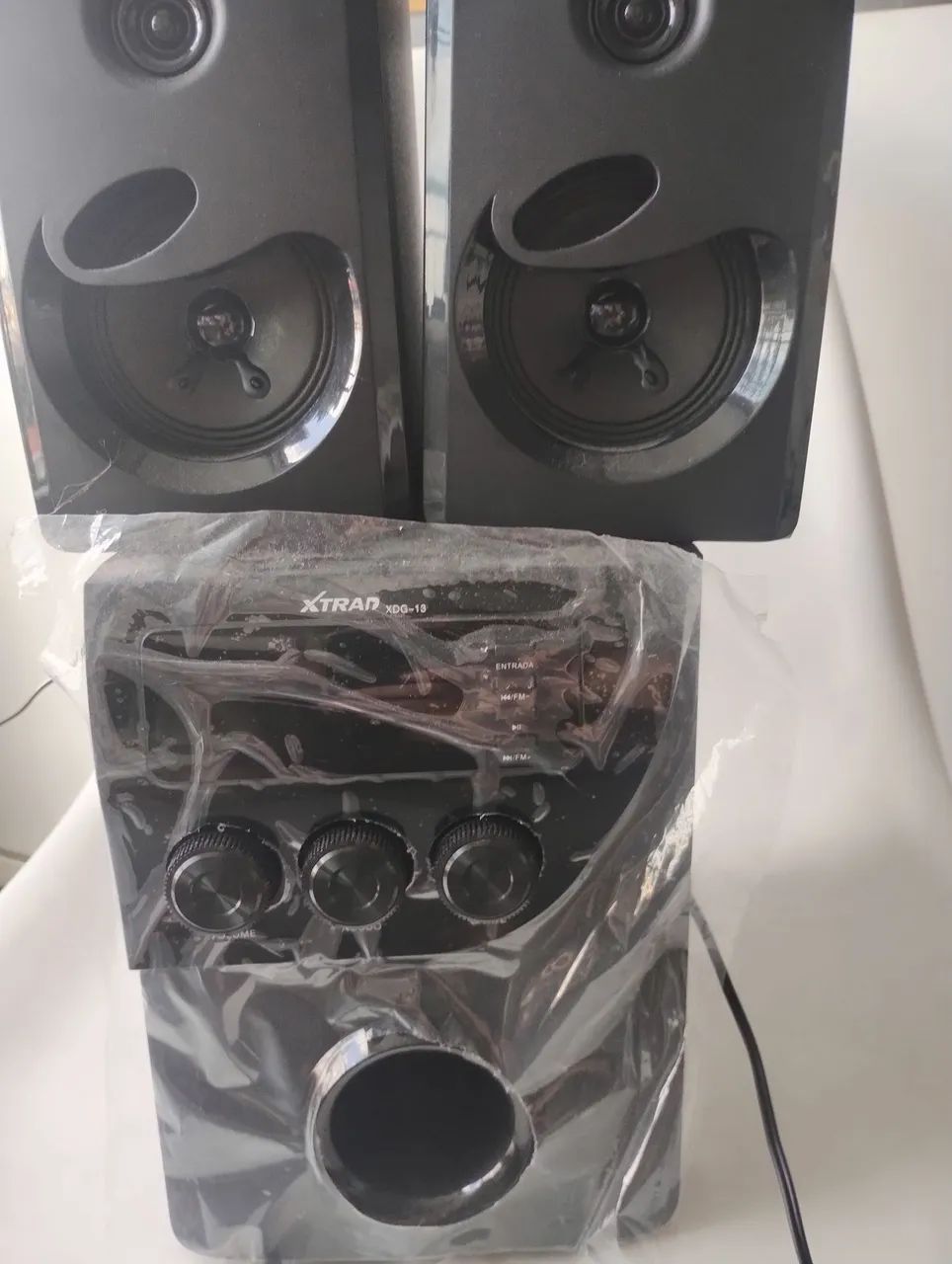 Caixa de Som Xtrad XDG-13 2.1 com Subwoofer - Foto 2