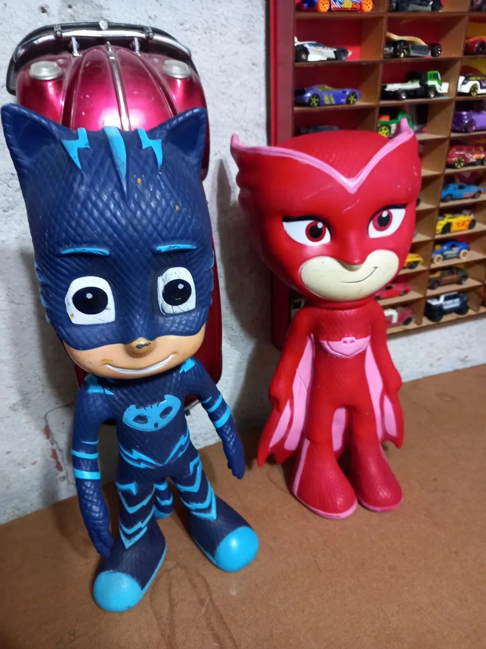 Bonecos do PJ Masks - Gatuno, Coruja e Moça-Mariposa