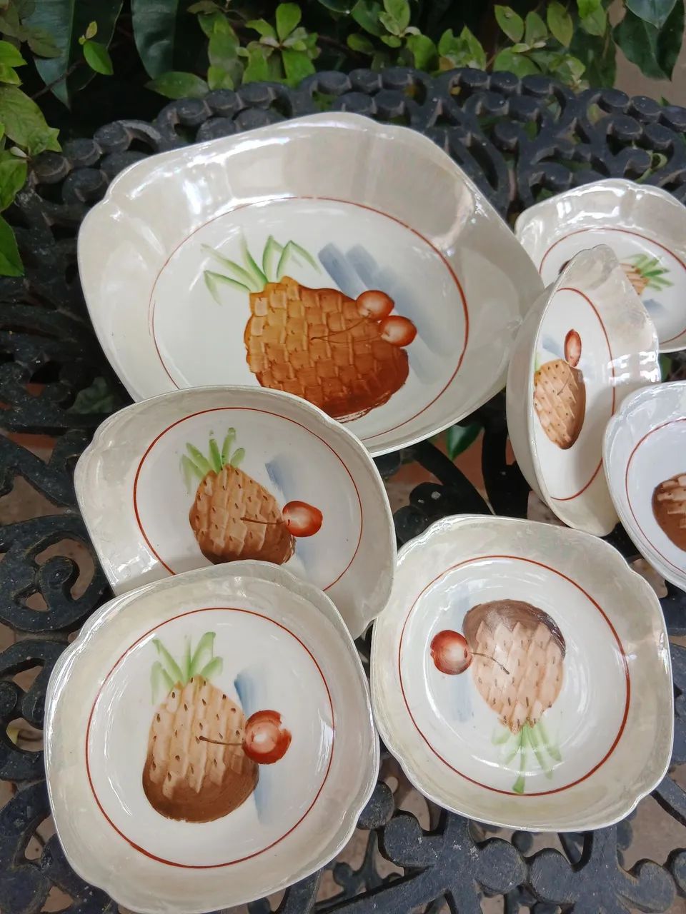 Jogo de sobremesa em porcelana japonesa  - Foto 3