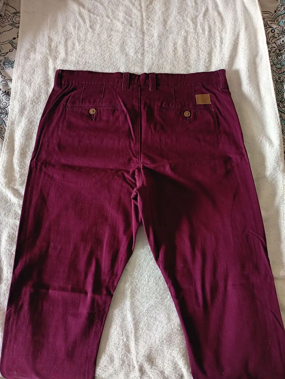 Calça de sarja masculina original Hering Tam 42 - Foto 2
