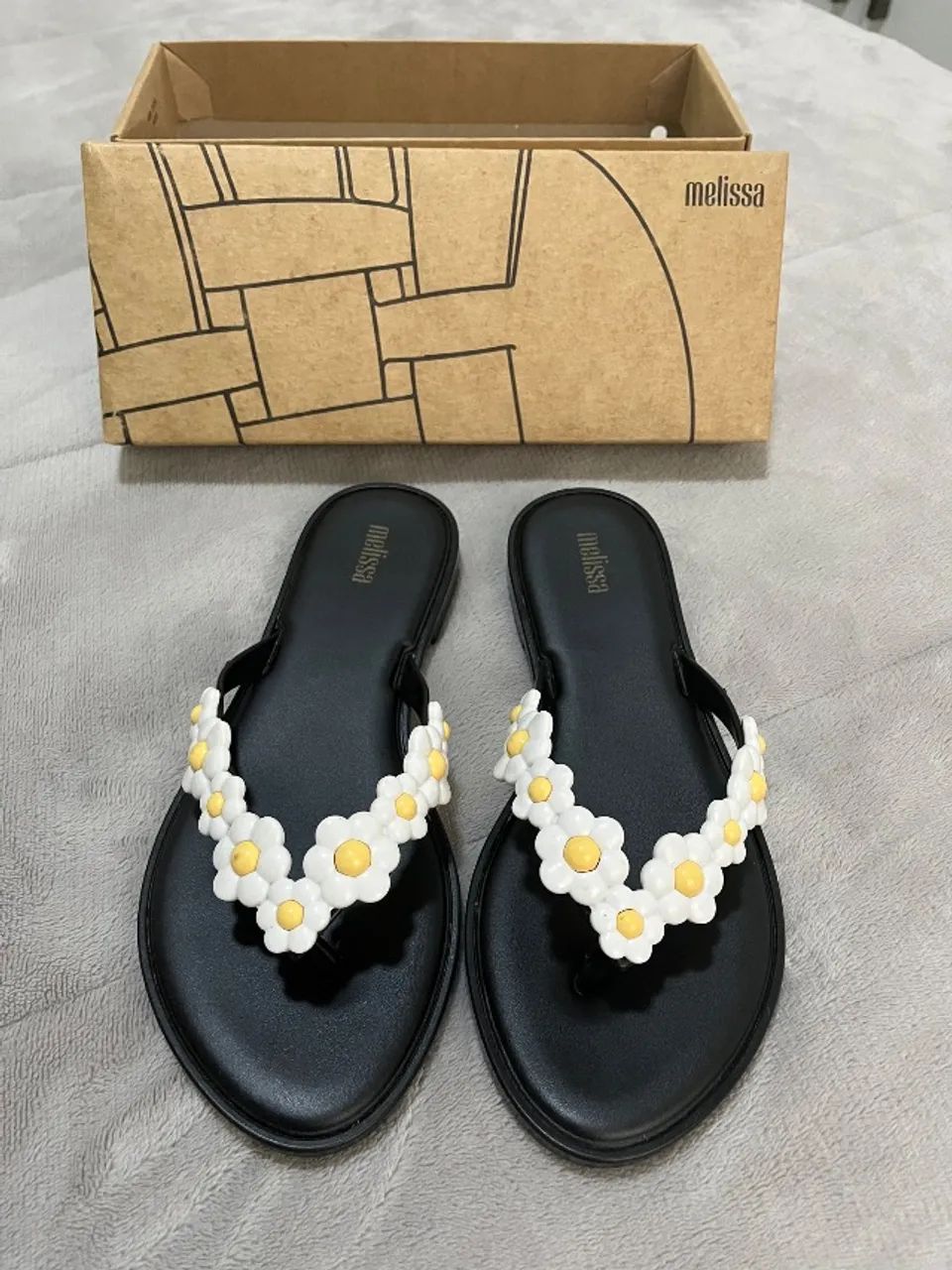Melissa Flip Flop preta TAM 37  - Foto 4