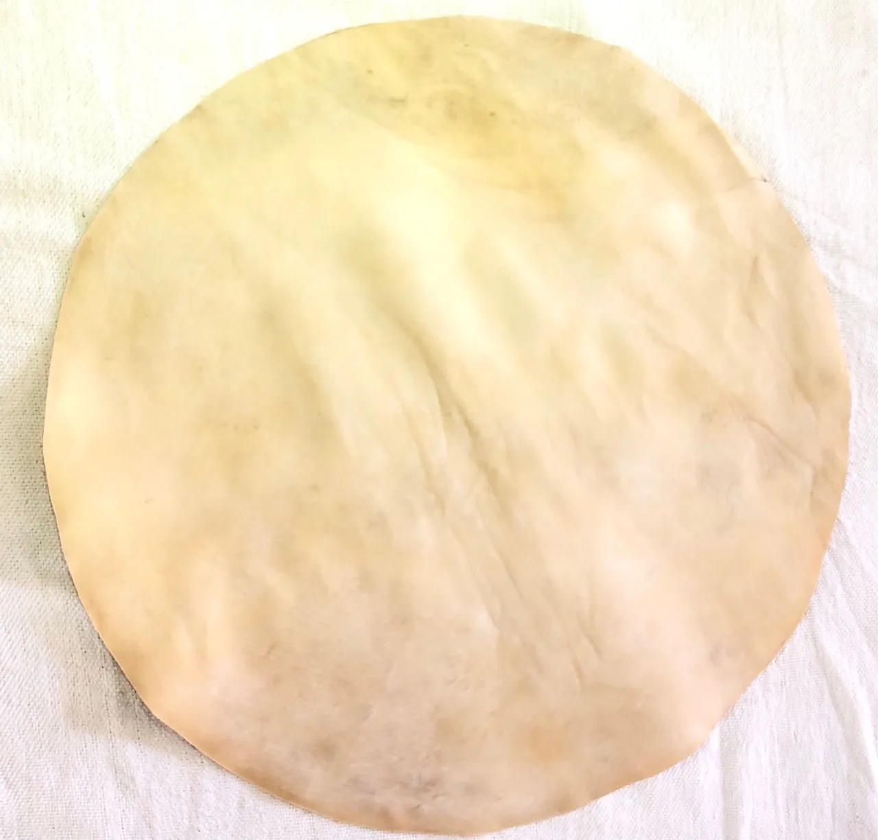 Couro de Carneiro cru 40centimetros