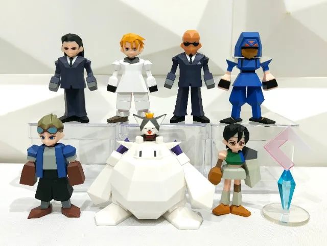 Mini Polygon Figures Set 2 - Final Fantasy Vii Remake 