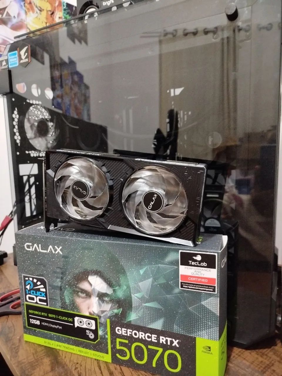 Placa de Vídeo Galax GeForce RTX 5070 1-Click OC - Foto 2