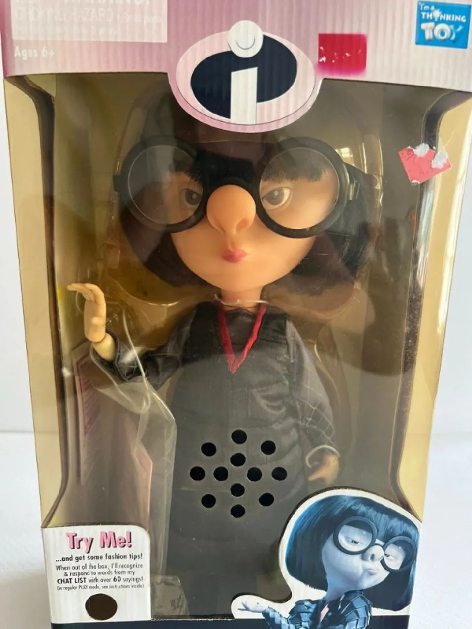 BONECA EDNA OS INCRIVEIS THINKWAY TOYS INTERATIVA, TIRADA DA CAIXA SO PRA TESTAR, FALA VAR - Foto 4