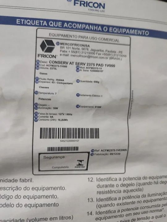 Expositor 3 portas para frios bebidas, laticínios 1 ano de uso, estado de novo  - Foto 3