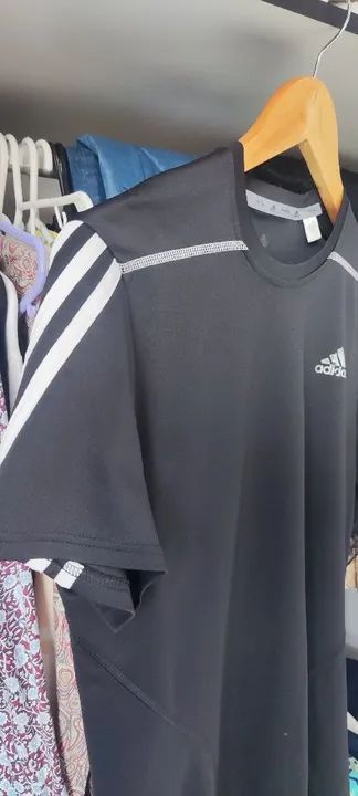 Camiseta Adidas Masculina Preta - Foto 3